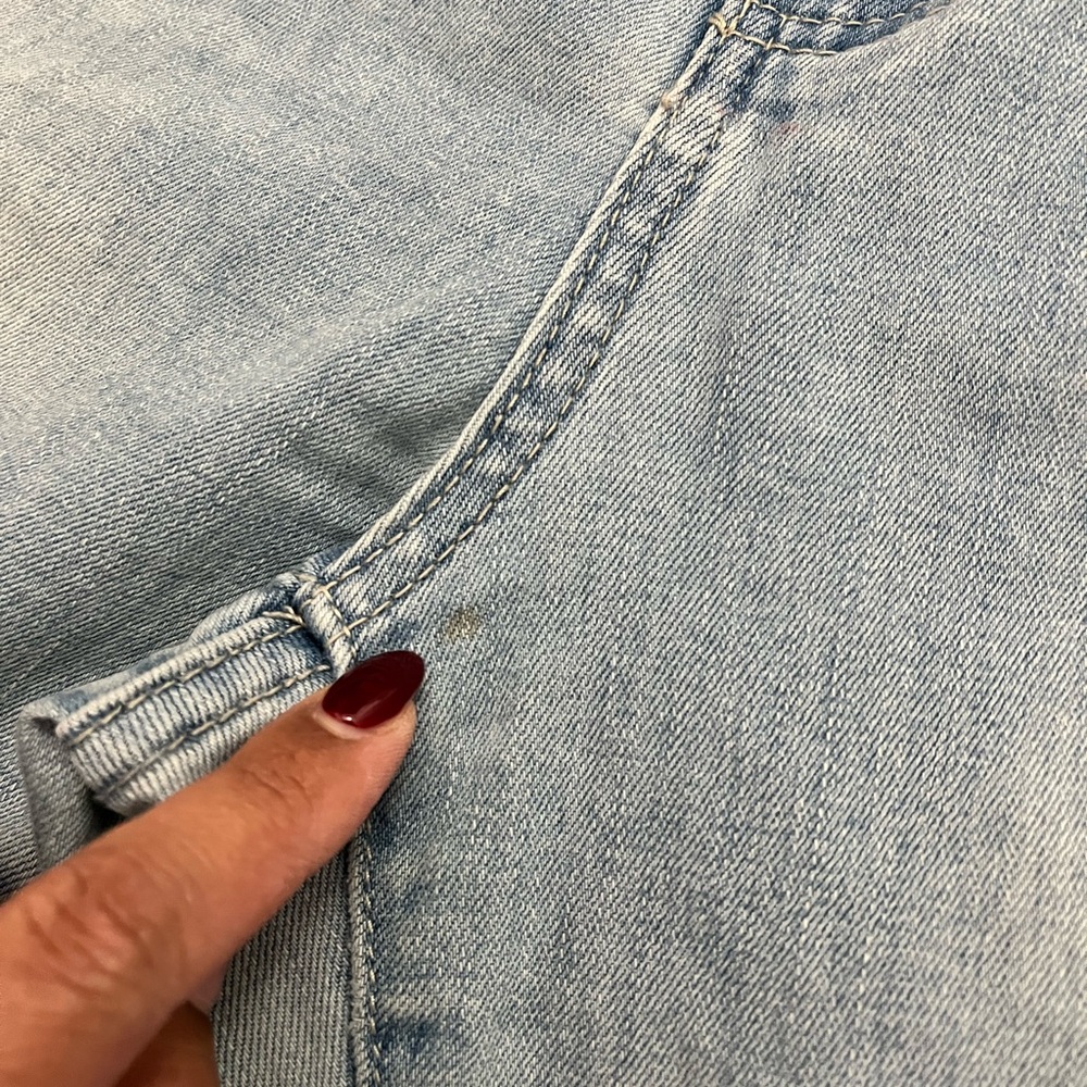 Gogo Jeans Ripped, Distressed Women's Light Blue - Picture 5 of 8
